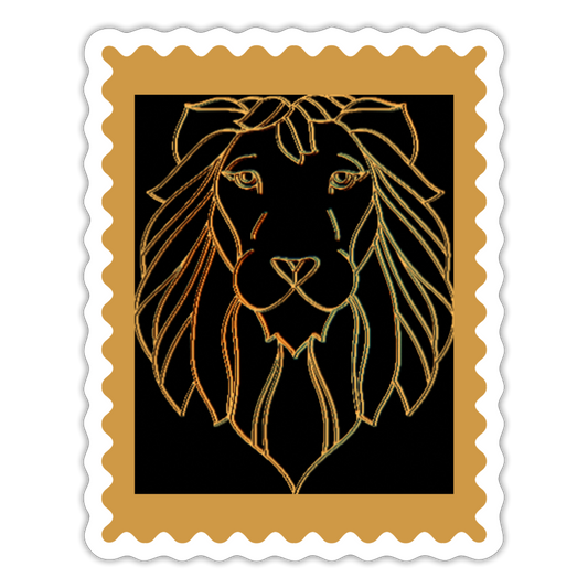 Sticker Lion - Mattweiß