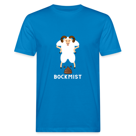 Männer Bio-T-Shirt Bockmist - Pfauenblau