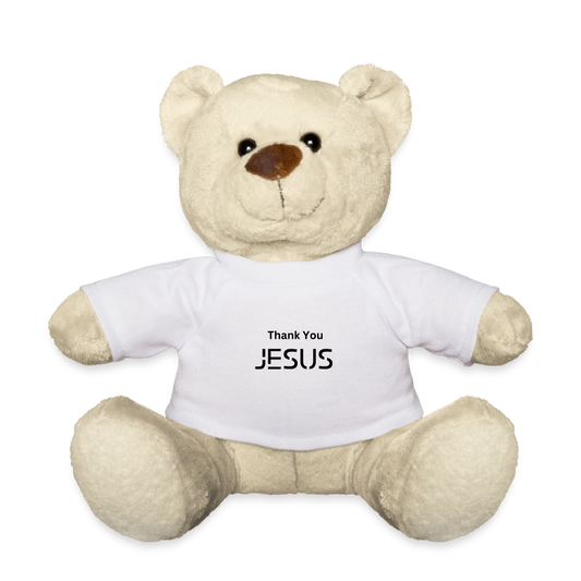 Teddy Thank you Jesus - weiß